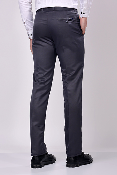 MENS DARK GREY FORMAL PANT